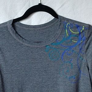 Women's Tek Gear Gray Long Sleeve tee w/accents